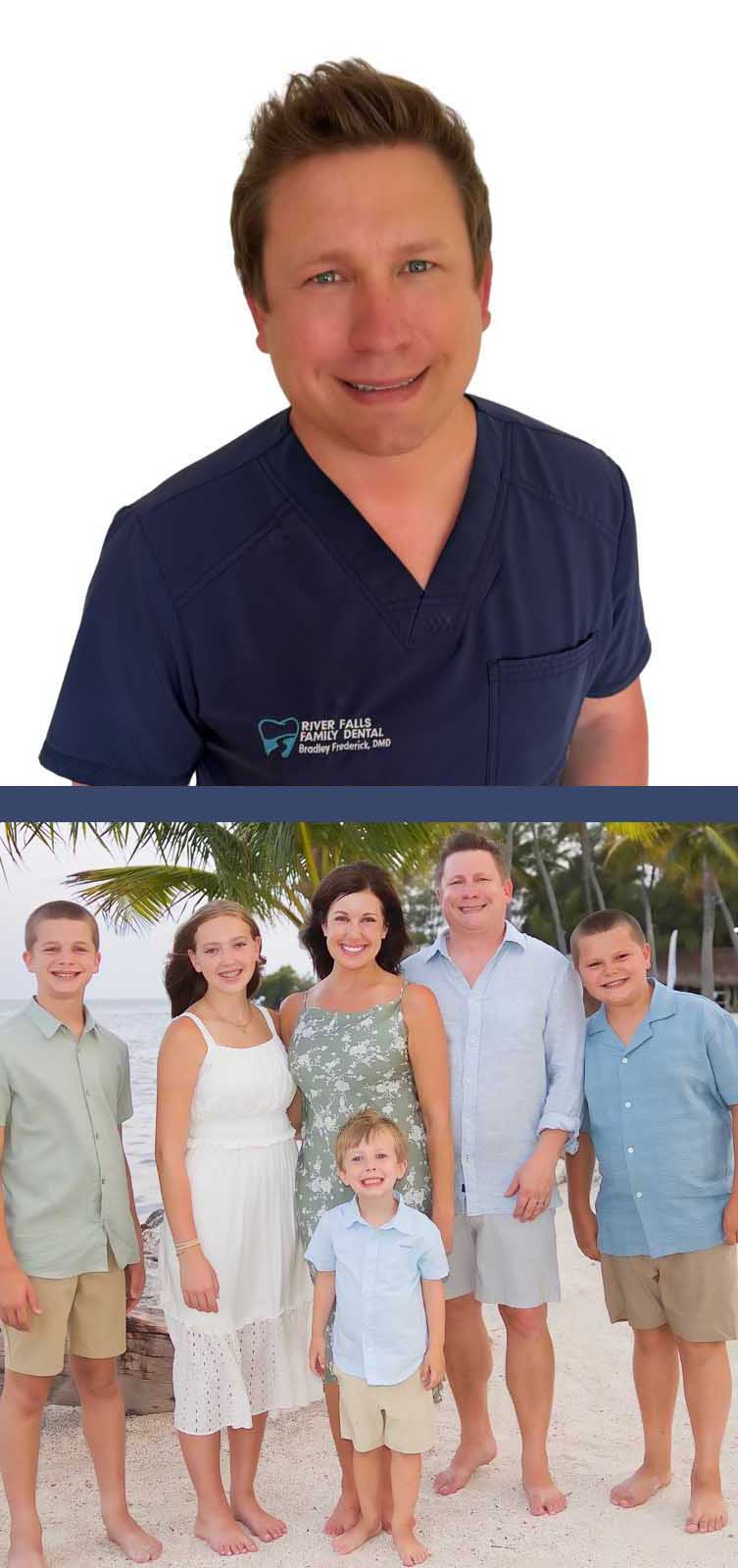 New Dr. Frederick with family