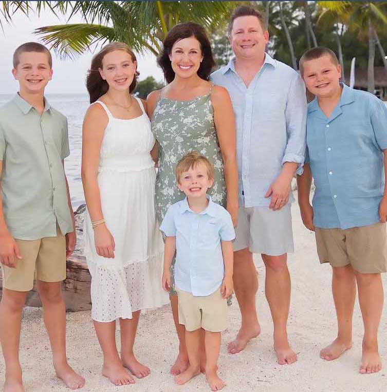 New Dr. Frederick with family
